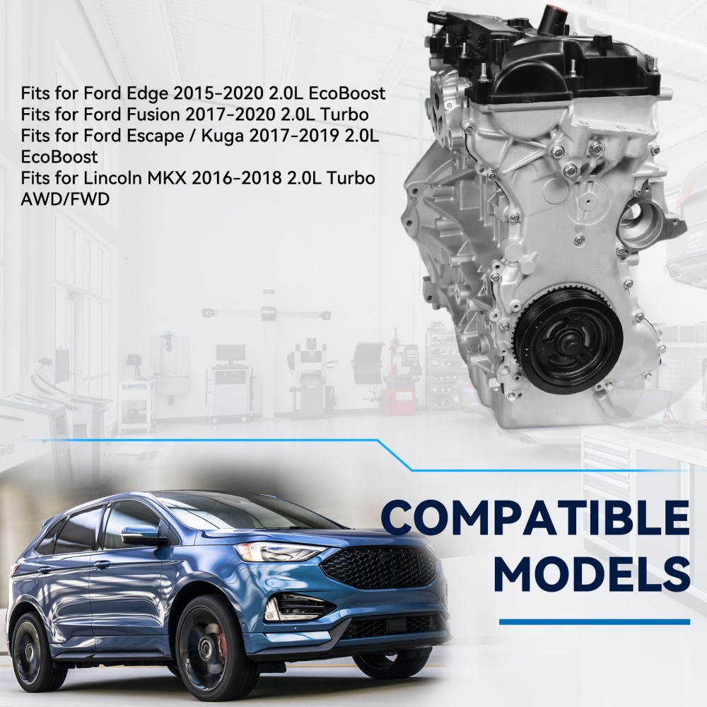 For Ford Escape Engine 2017-2019 2.0L CAF488WQ5 Turbo 4-Cylinder Motor