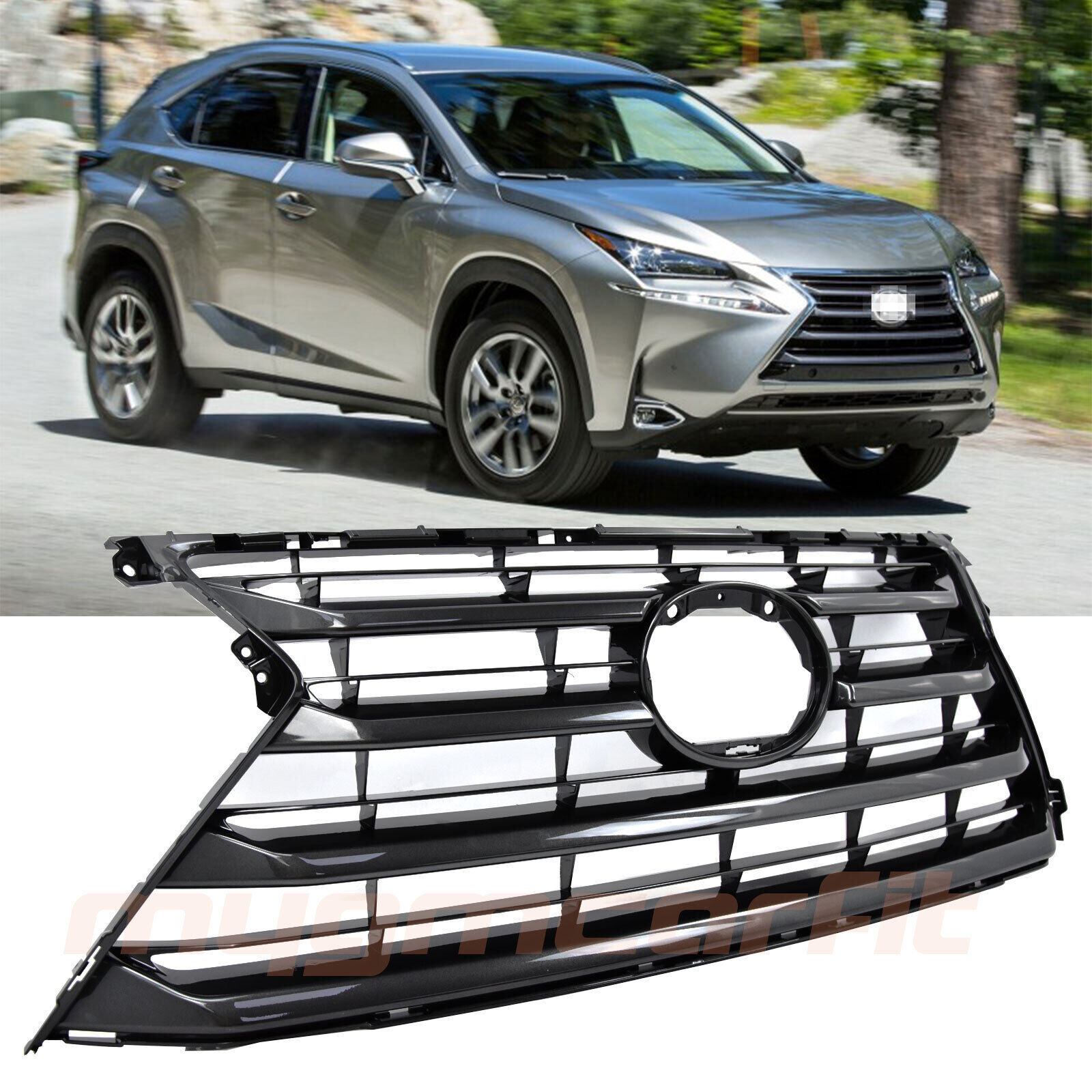 2015-2017 Lexus NX200t NX300h Front Grille Shell Insert OEM LX1200172 5311178010