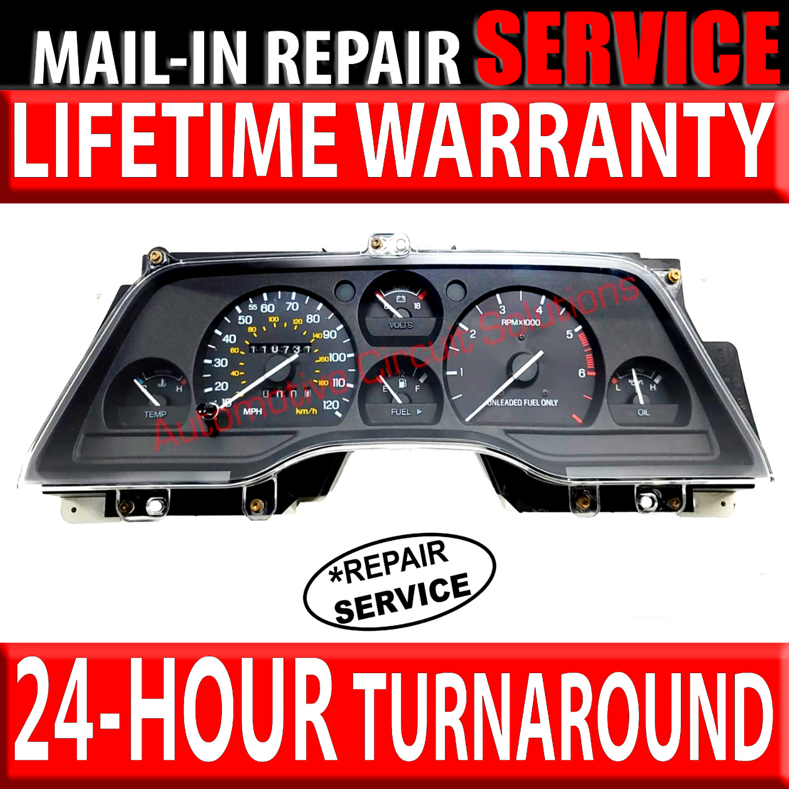 1994-96 FORD Thunderbird Dash Instrument Gauge Cluster Display [*REPAIR SERVICE]