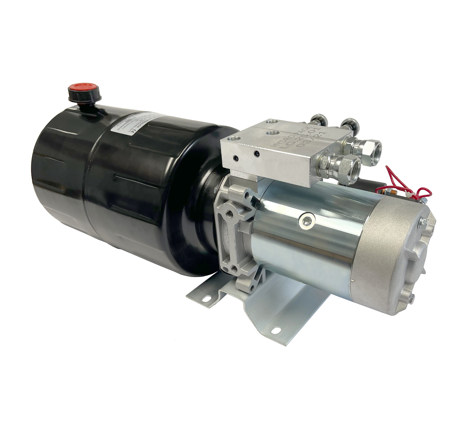 Hydraulic Power Unit for Lift Gate 24V DC Single Acting 8 qts steel tank 2900PSI
