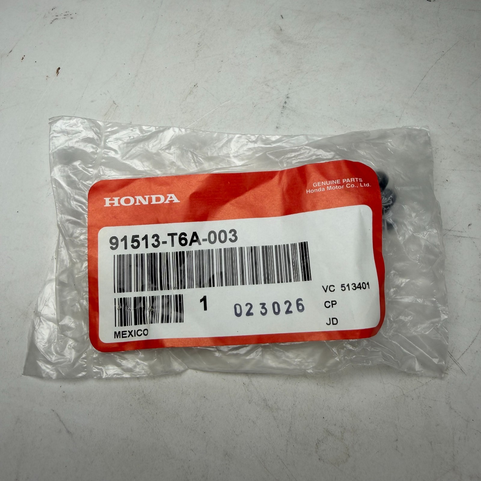 Genuine Honda Spoiler Assembly Clip 91513-T6A-003 CR-V Civic Fit OEM New