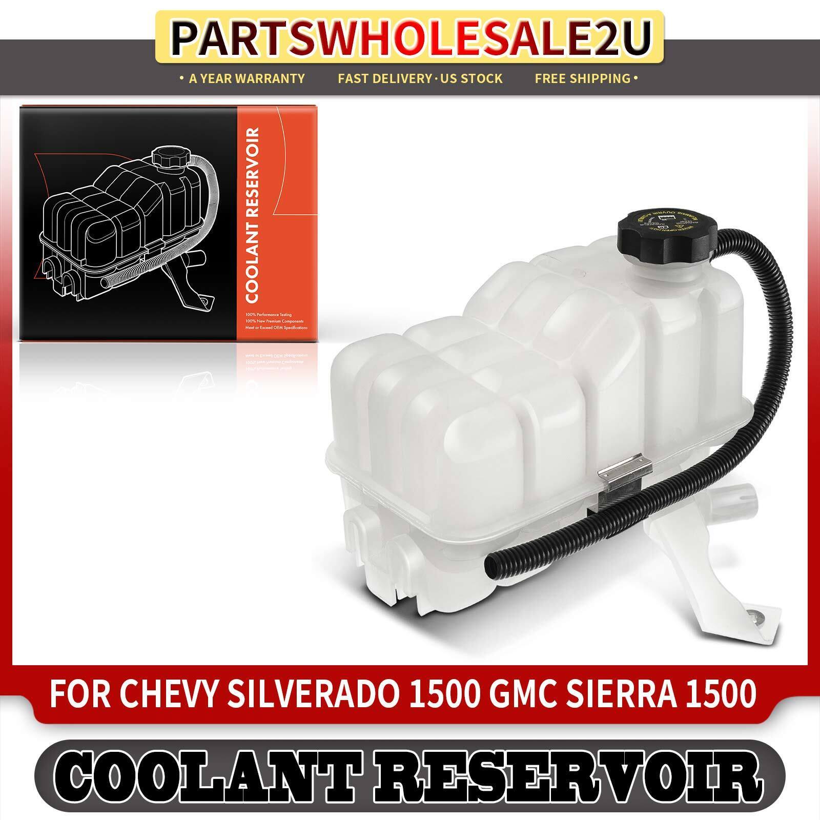 Engine Coolant Reservoir Recovery Tank w/ Sensor for Chevy Silverado GMC Sierra
