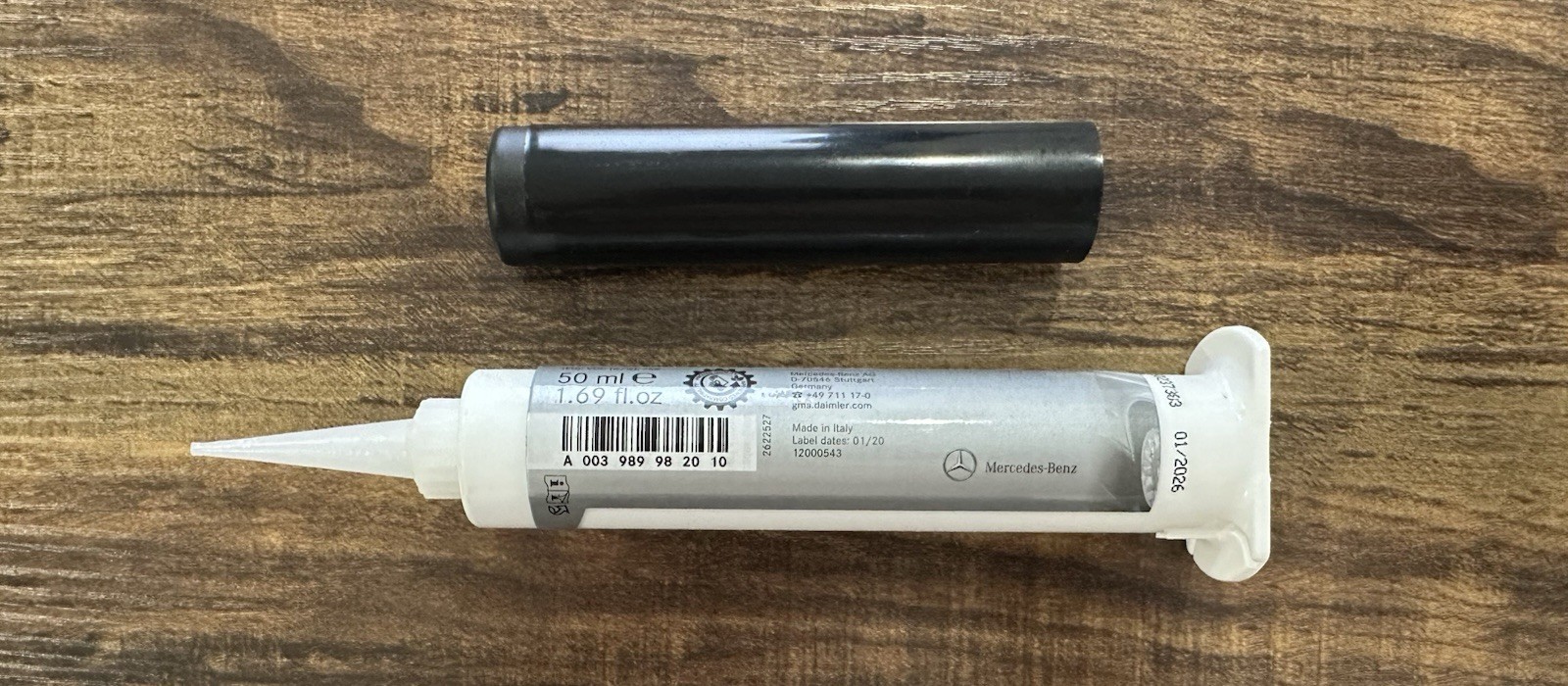A003989982010 GENUINE OEM MERCEDES-BENZ BLACK SURFACE SEALANT