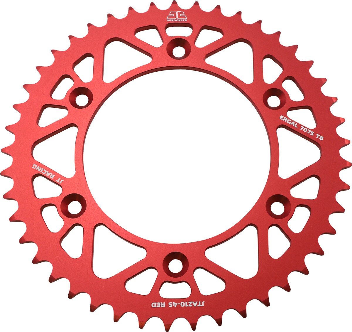 JT Racelite 520 Rear Sprocket 45T Red Aluminum