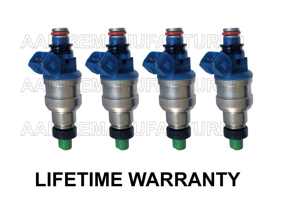 LIFETIME WARRANTY Genuine Nikki OEM  Set Of 4 Fuel Injectors for Mitsubishi 2.4L