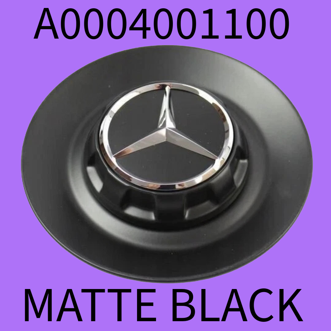 🟩Mercedes Benz AMG Wheel Center Cap  C63s E63s CLS63 SL63 GTS A0004001100 MATTE