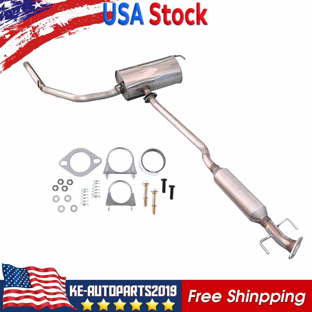 Full Exhaust Muffler System With Resonator Fits 2011-2016 Toyota Sienna 3.5L FWD
