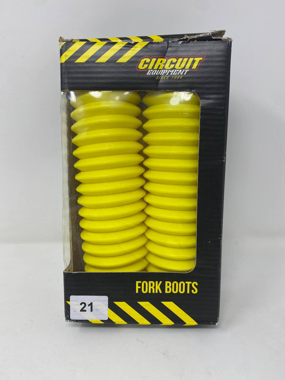 Circuit Equipment Fork Boots - 21 Teeth - Yellow SS009-001 New in Box Rare