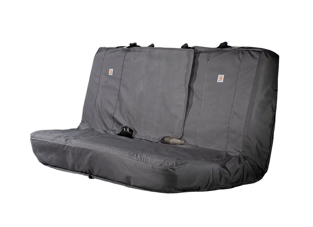 Carhartt RS1435 Universal Grey Nylon Duck Full-Size Bench Seat Cover