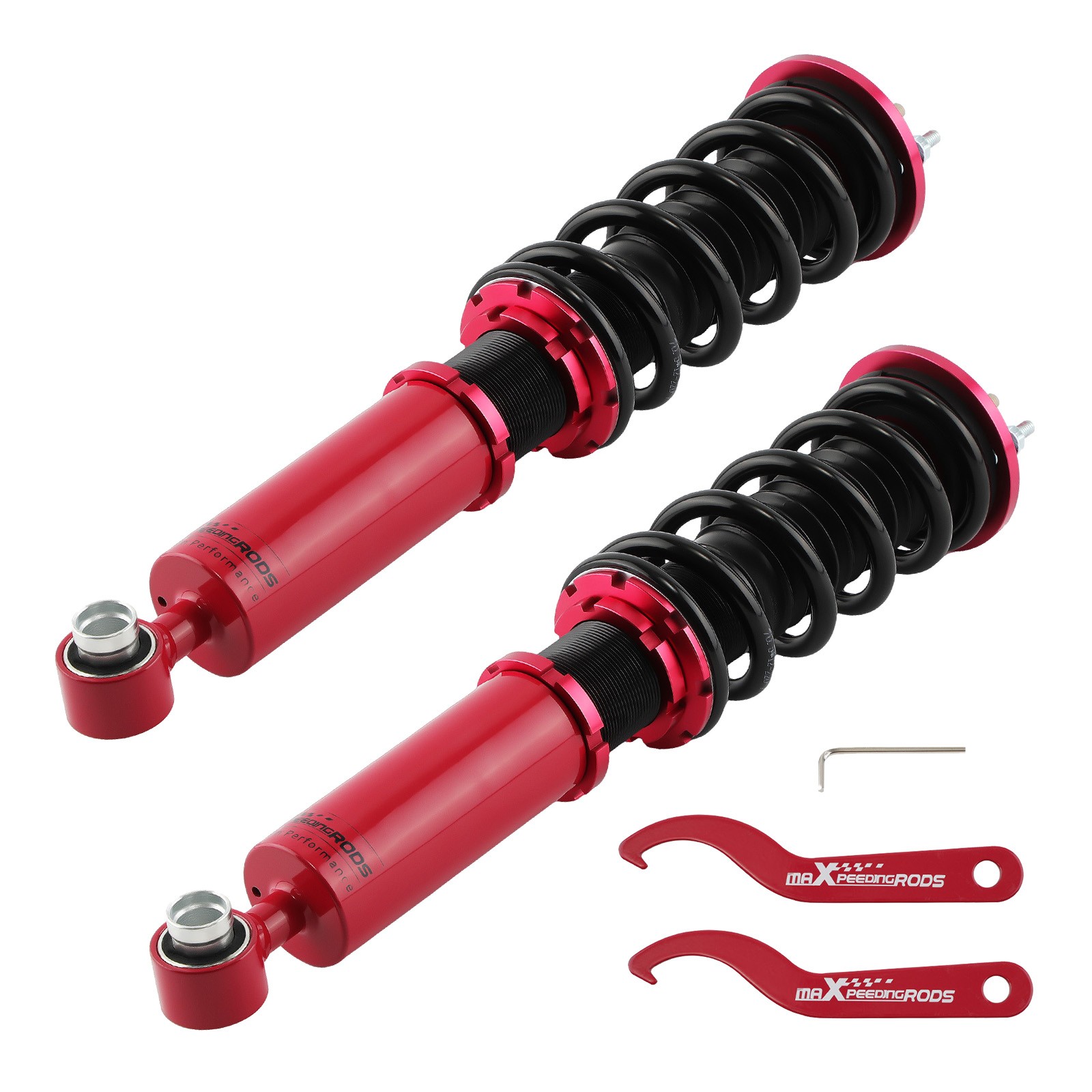 MaXpeedingrods 2x Rear Coilovers 24 Level Damper For Nissan 240SX S13 89-94