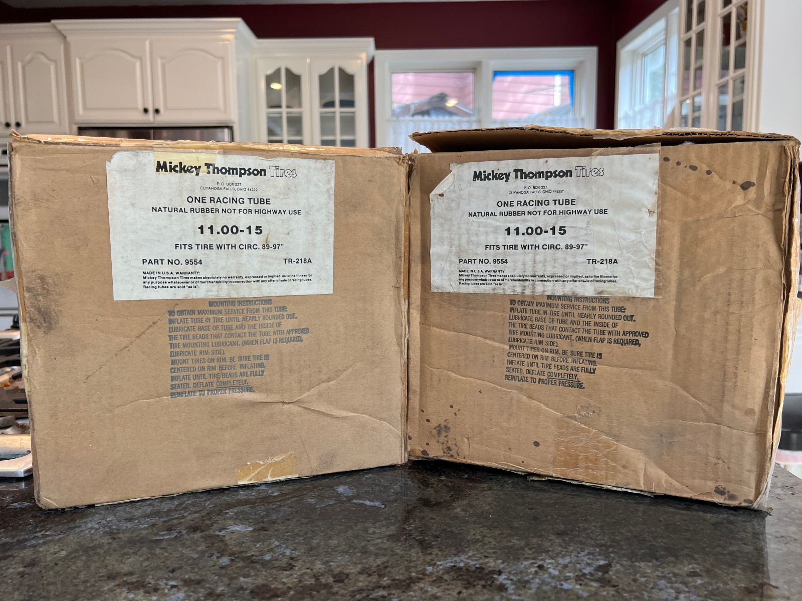 Mickey Thompson 11.00-15 Racing Tubes 9554 TR-218A NOS Pair Made USA