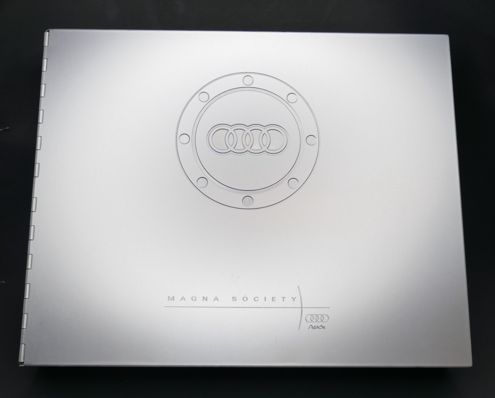 AUDI magna society LIMITED EDITION VIP BROCHURE folder file service records AUDI magna society LIMITED EDITION VIP BROCHURE folder file service records