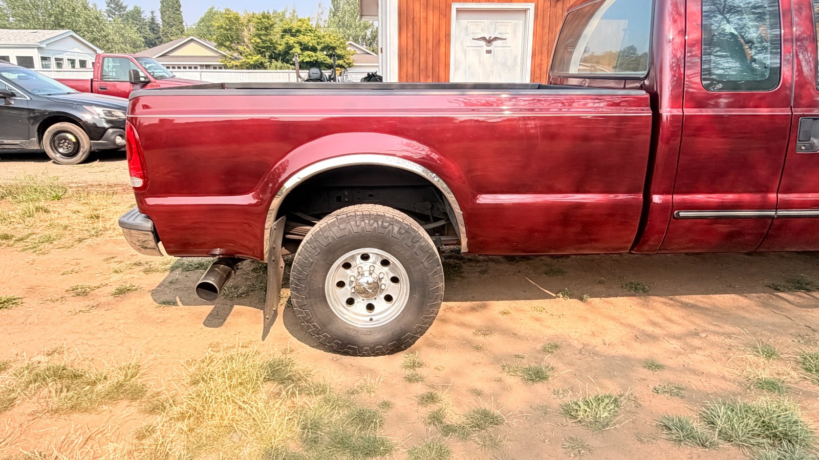 1999-2007 Ford F250 F350 Super Duty 8' Long Bed SRW Dark Toreador Red JL OEM 1999-2007 Ford F250 F350 Super Duty 8' Long Bed SRW Dark Toreador Red JL OEM