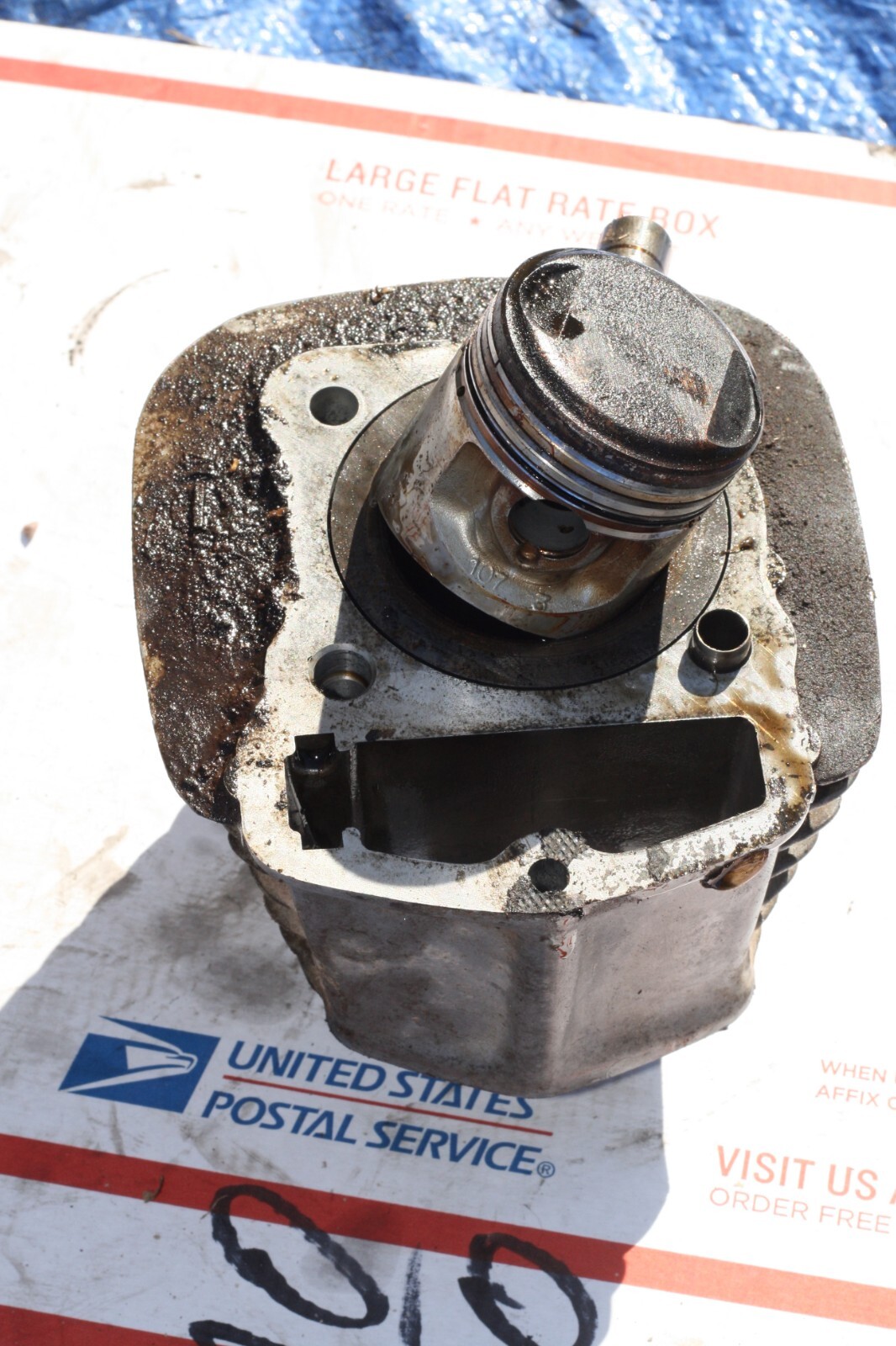 1975-76 HONDA XL100 OEM CYLINDER BARREL W/PISTON (SEE BELOW) 1975-76 HONDA XL100 OEM CYLINDER BARREL W/PISTON (SEE BELOW)