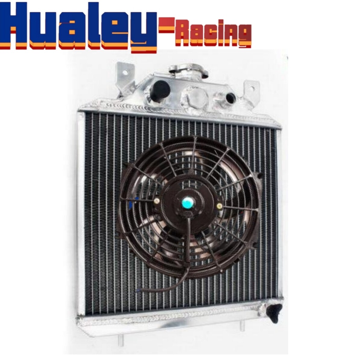 Aluminum Radiator &Fan Fit 1996-2000 Polaris Scrambler 400 Xplorer 400L 500 1999