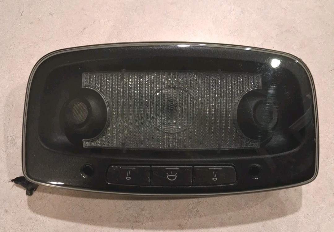 2014-2017 Maserati Ghibli Rear Overhead Dome Light Reading Lamp OEM - Untested 2014-2017 Maserati Ghibli Rear Overhead Dome Light Reading Lamp OEM - Untested