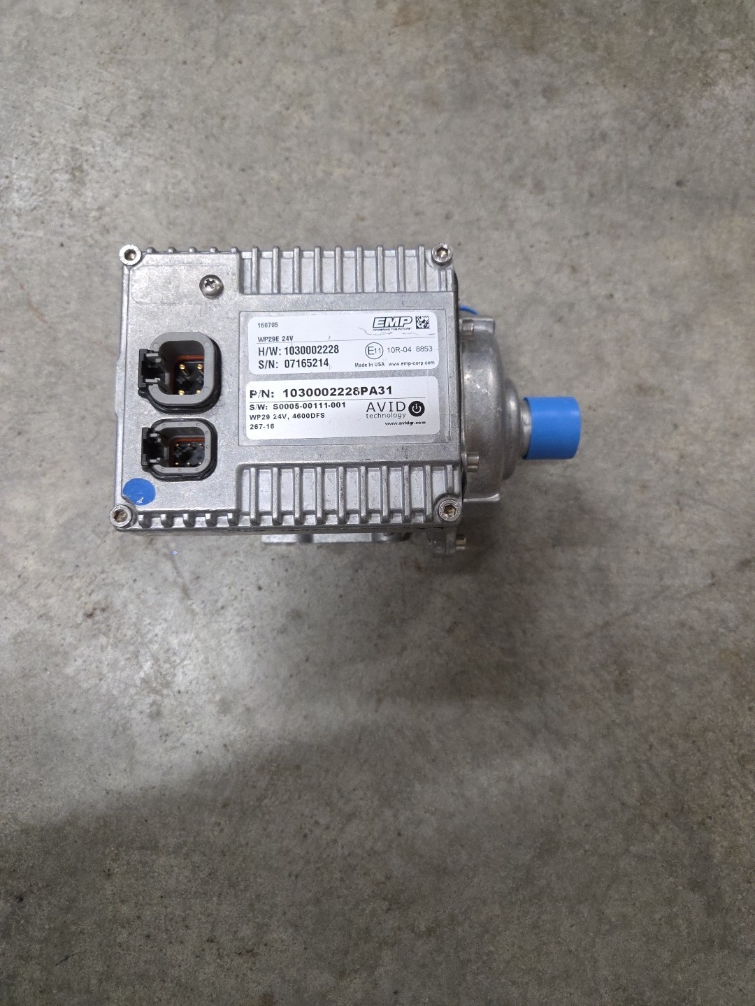 EMP WP29E 24V SmartFlow CM20 Vertical Electric Water Pump PN 1030002228PA31