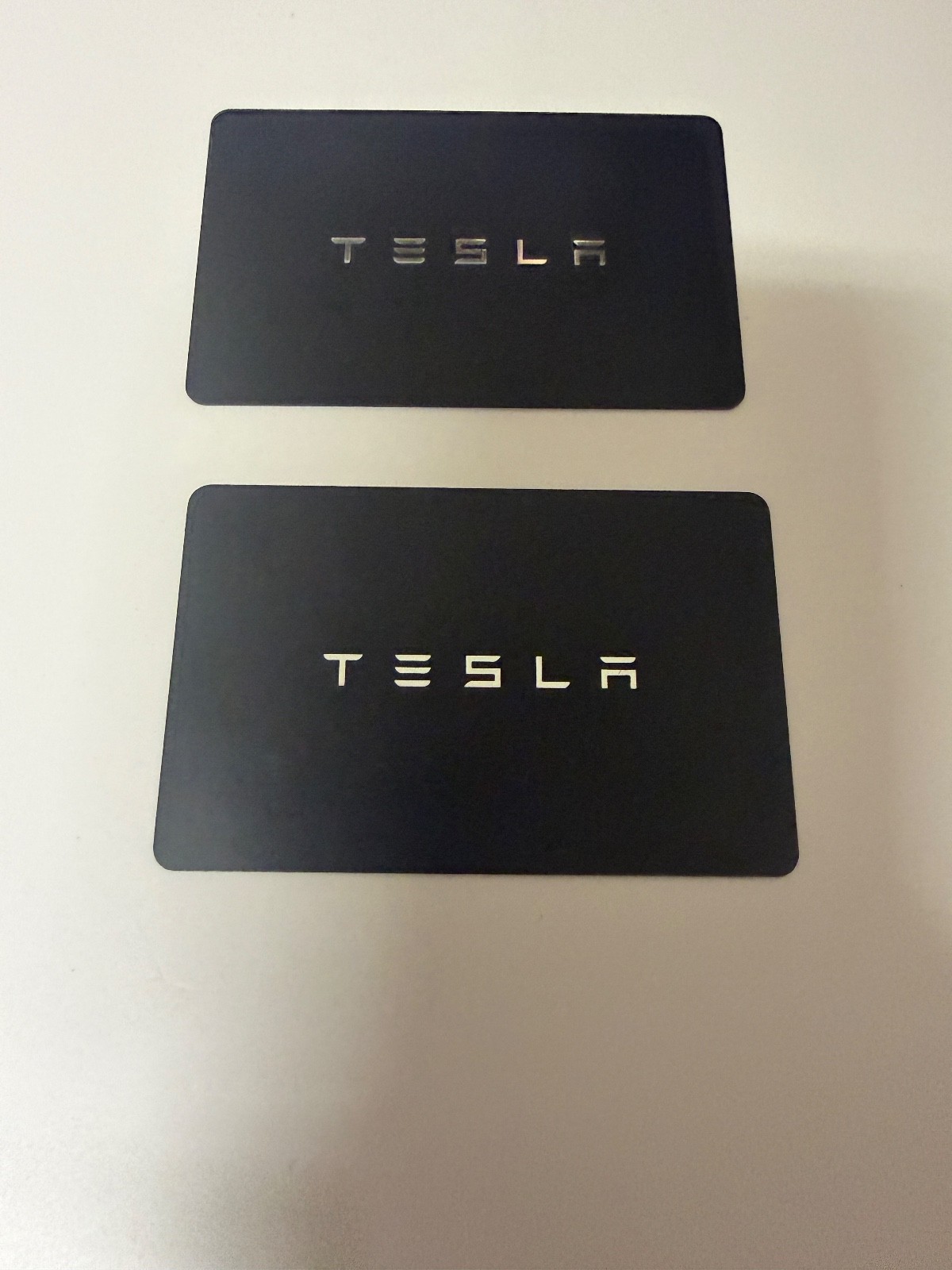 SET OF 2 Genuine OEM TESLA SMART KEY CARD Model 3 X Y Cyber Truck Original