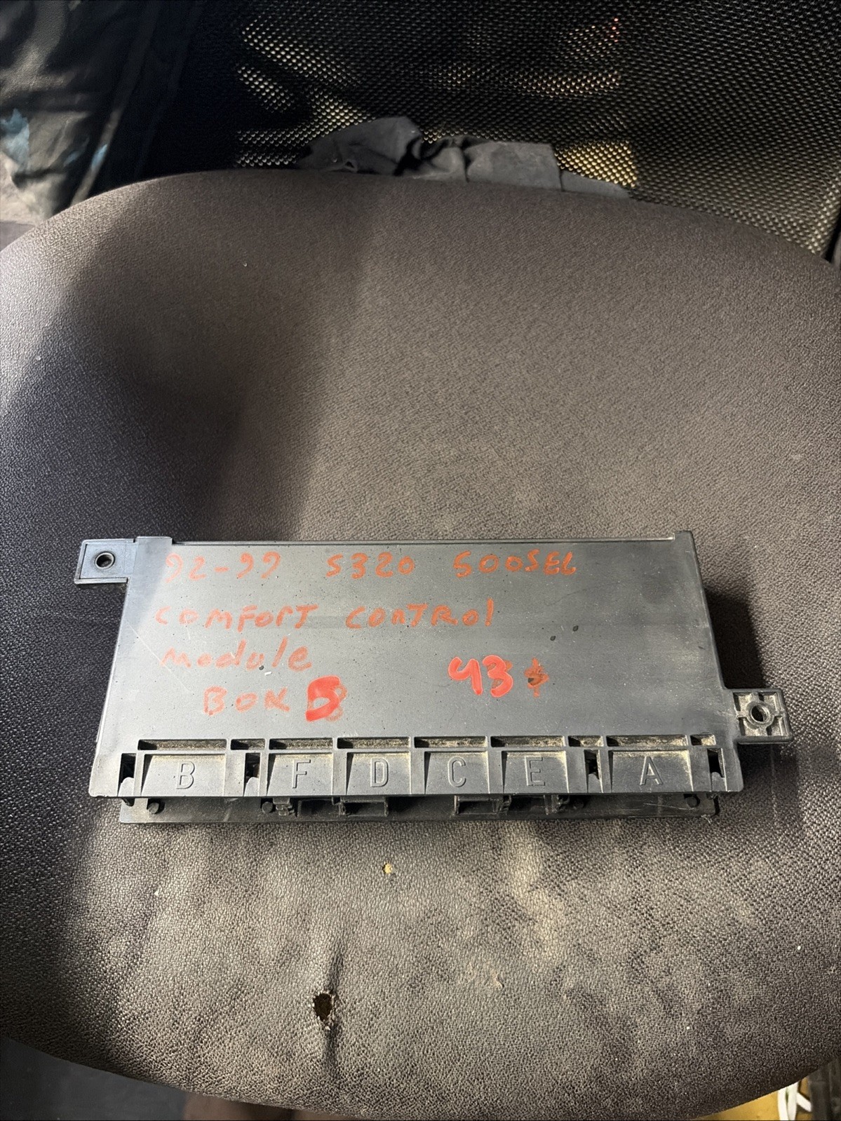 1992 - 1999 Mercedes W140 S420 S500 Comfort Control Module 140 820 00 26 Box#5 1992 - 1999 Mercedes W140 S420 S500 Comfort Control Module 140 820 00 26 Box#5