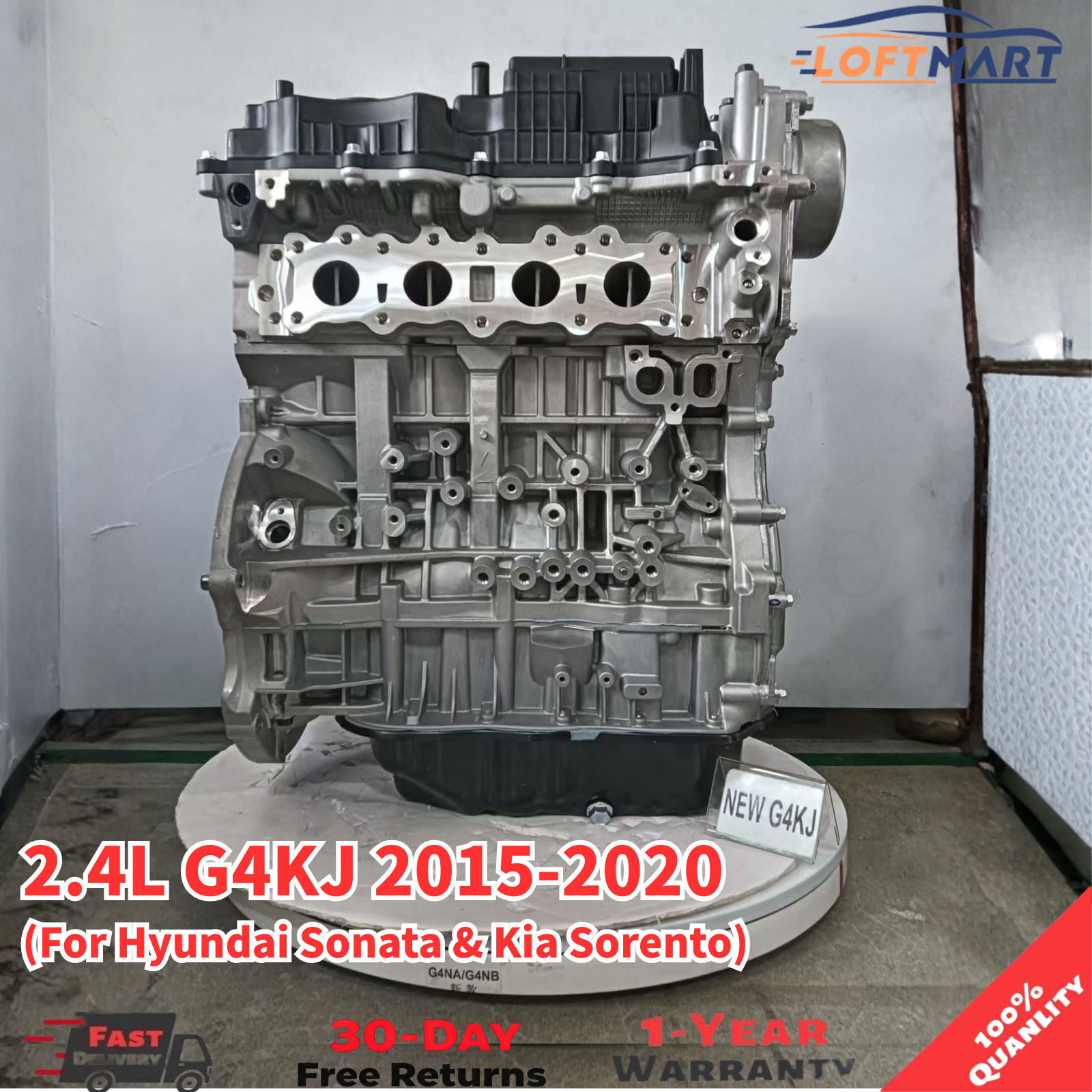 G4KJ Engine Motor Theta II GDI DOHC 4-Cylinder for 2016-20 Kia Sorento 2.4L NEW