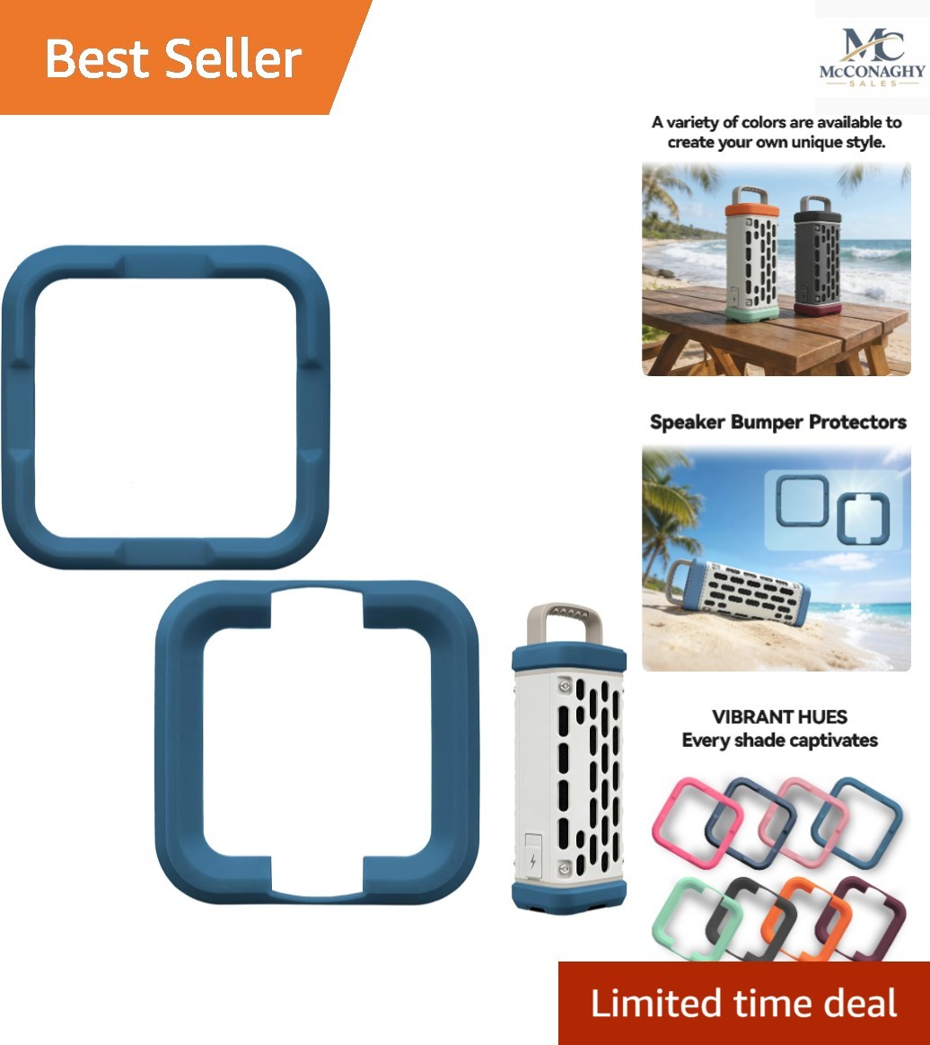 Royal Blue Silicone Bumper Protectors for Turtlebox Ranger - Shockproof & Sleek