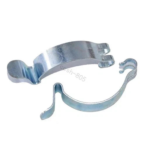 2 Pcs Silver Car Air Filter Cleaner Housing Box Lid Spring Clip Clamp For Toyota