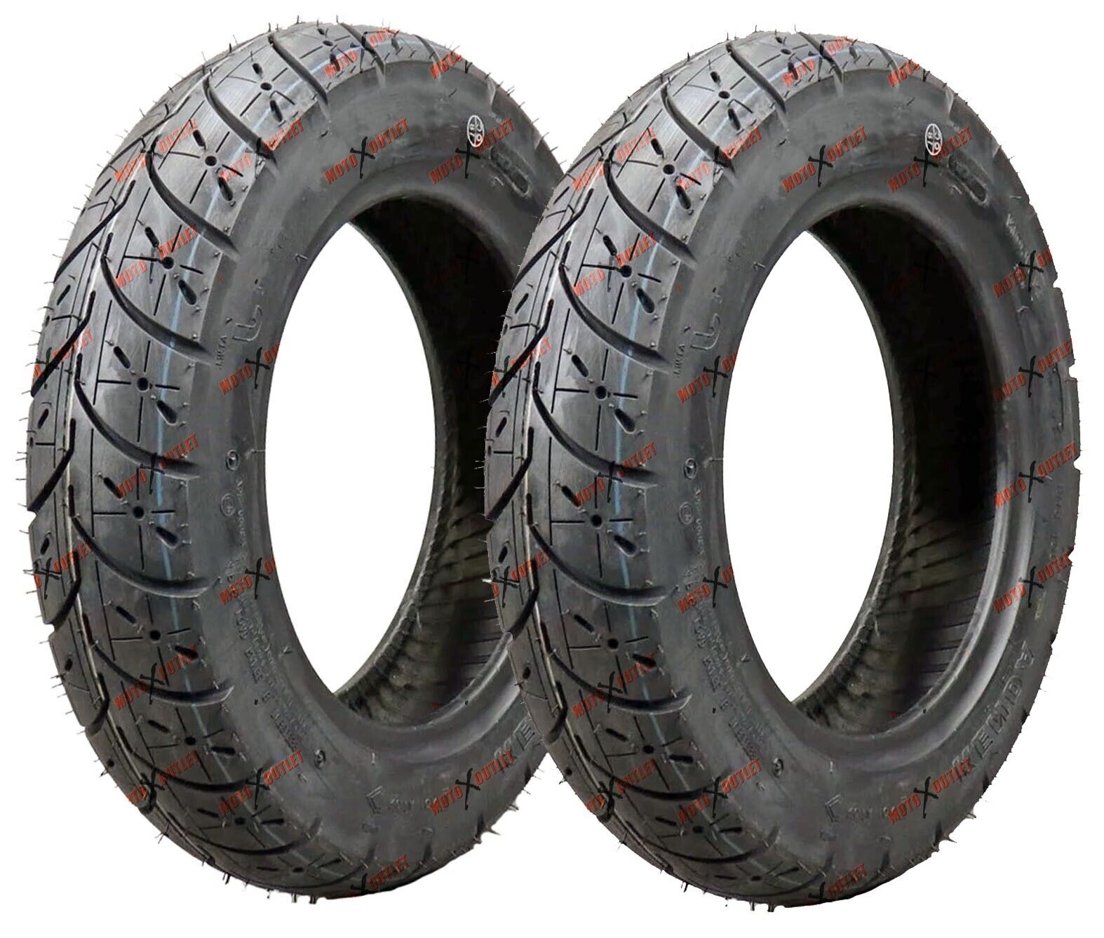 90/90-10 Scooter Tires Front Rear Tire Set Kenda K329  Motorcycle Moped Tubeless
