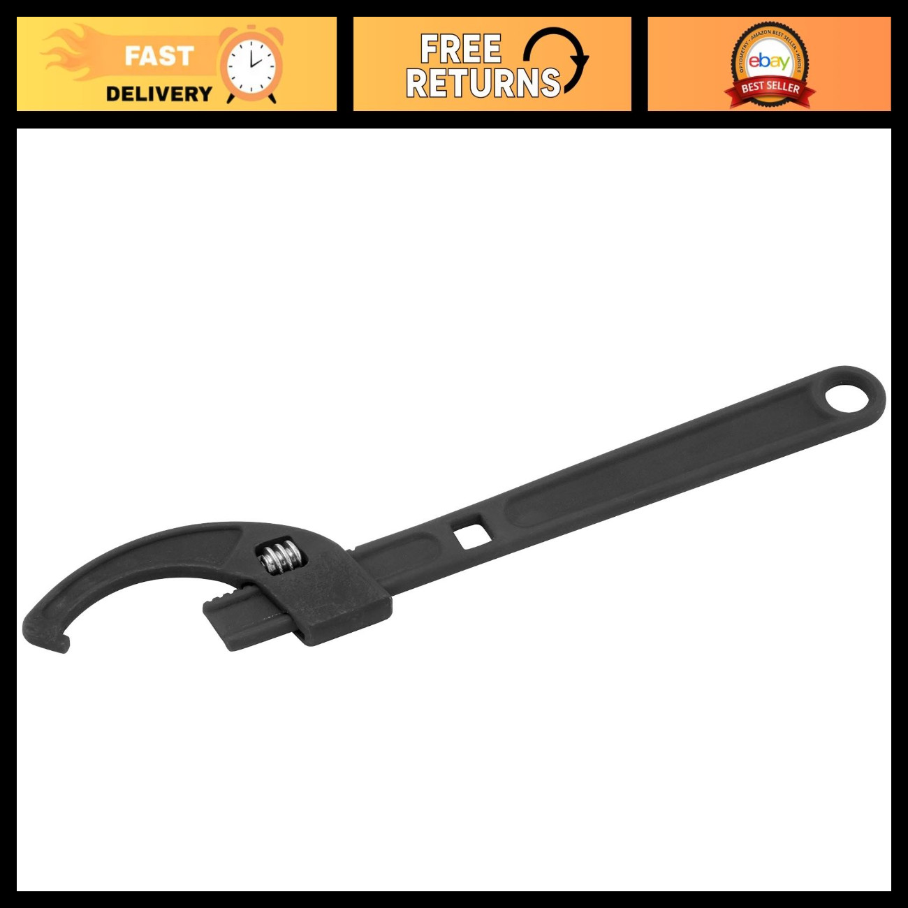 Adjustable Steering Stem Wrench 22-75MM for Motorcycles & Bicycles - Heavy Duty