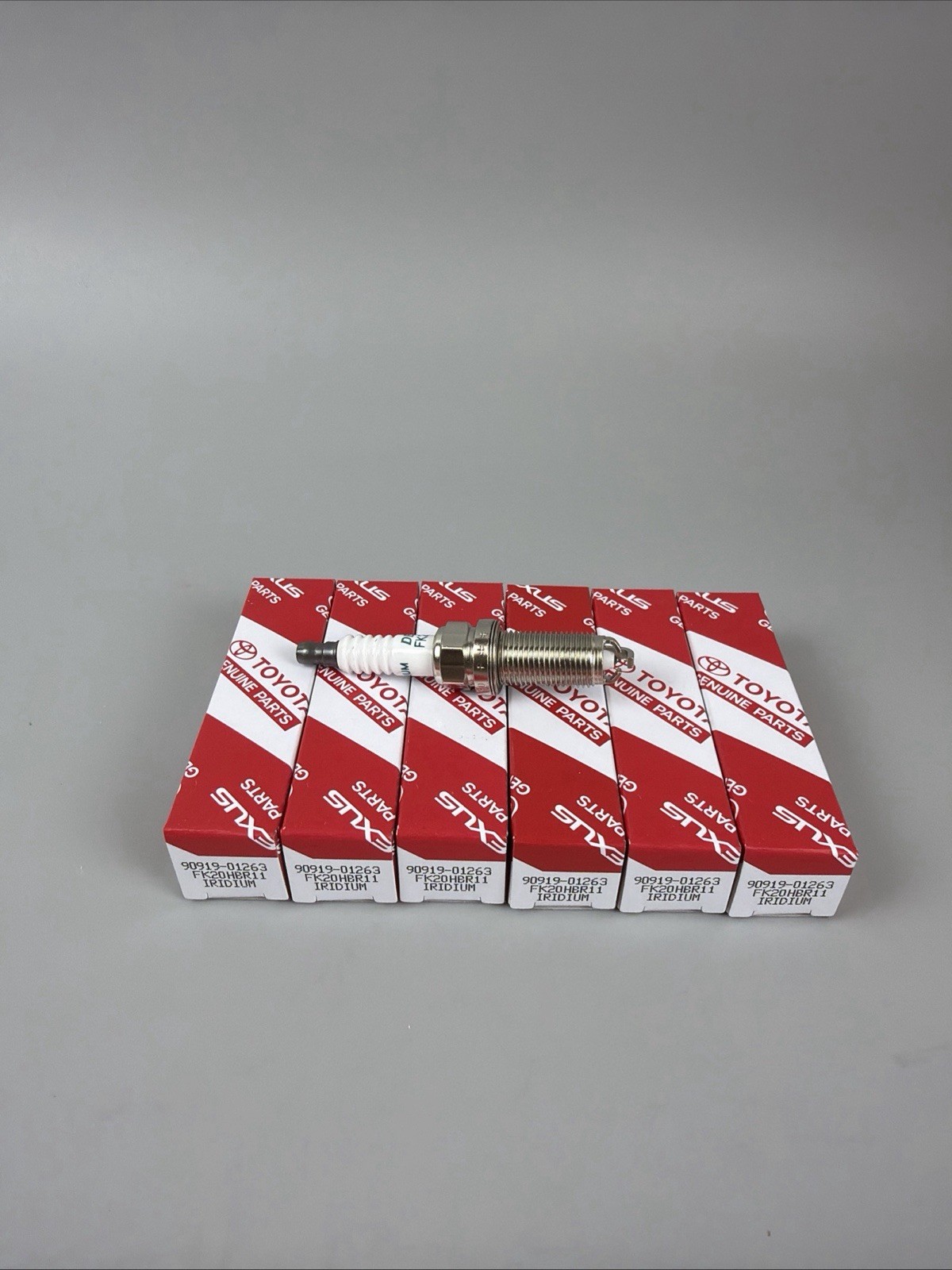 Toyota Lexus Iridium Spark Plugs Set of 6 Genuine OEM 90919-01263 2GR V6 Engines