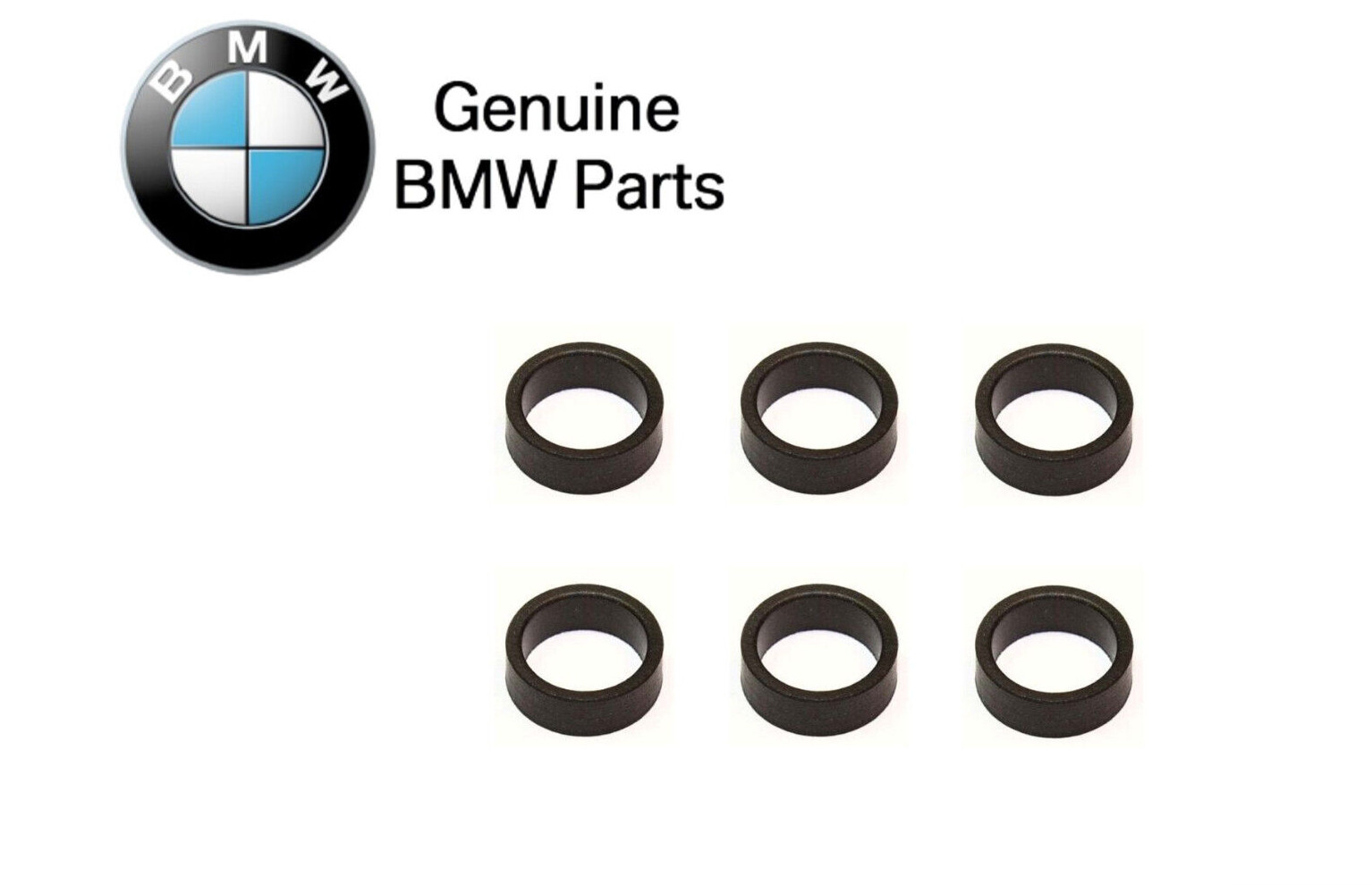 x6 Genuine O-Ring Seals for N54 - Index 12 Fuel Injectors