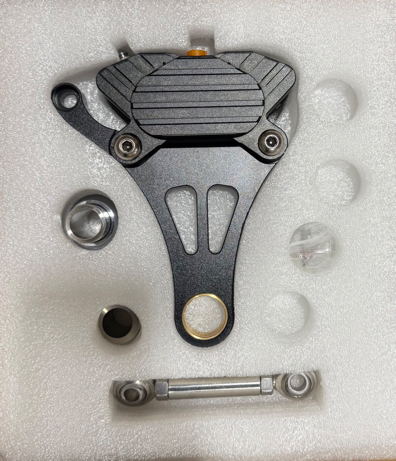 DNA, PAUGHCO SPRINGER FRONT END BLACK RIGHT FRONT BRAKE CALIPER KIT