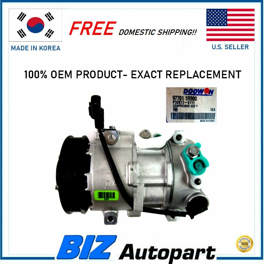 NEW OEM A/C COMPRESSOR W/ CLUTCH FOR 11-15 HYUNDAI ACCENT 1.5L 1.4L 97701-1R900 NEW OEM A/C COMPRESSOR W/ CLUTCH FOR 11-15 HYUNDAI ACCENT 1.5L 1.4L 97701-1R900