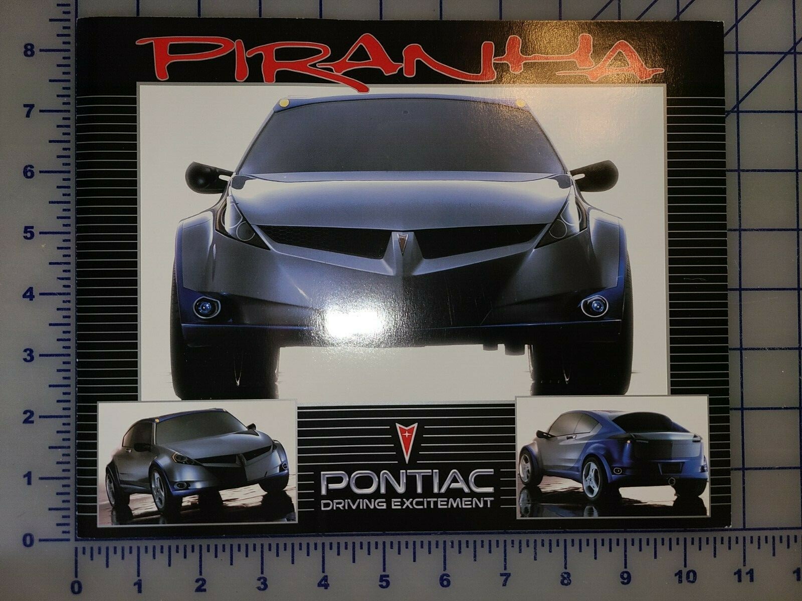 2000 Pontiac Piranha Concept Brochure Sheet 2000 Pontiac Piranha Concept Brochure Sheet