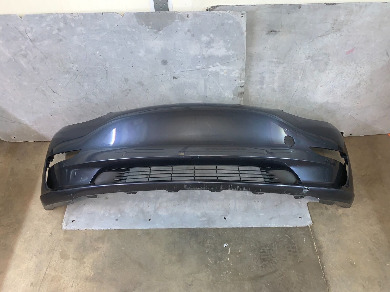 2017-2022 TESLA MODEL 3 M3 FRONT BUMPER COVER W/ SENSORS AND LOWER GRILLE OEM