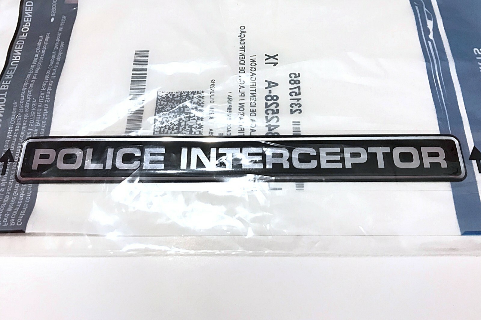 Ford INTERCEPTOR Emblem Crown Vic Taurus Explorer NEW OEM Ford INTERCEPTOR Emblem Crown Vic Taurus Explorer NEW OEM