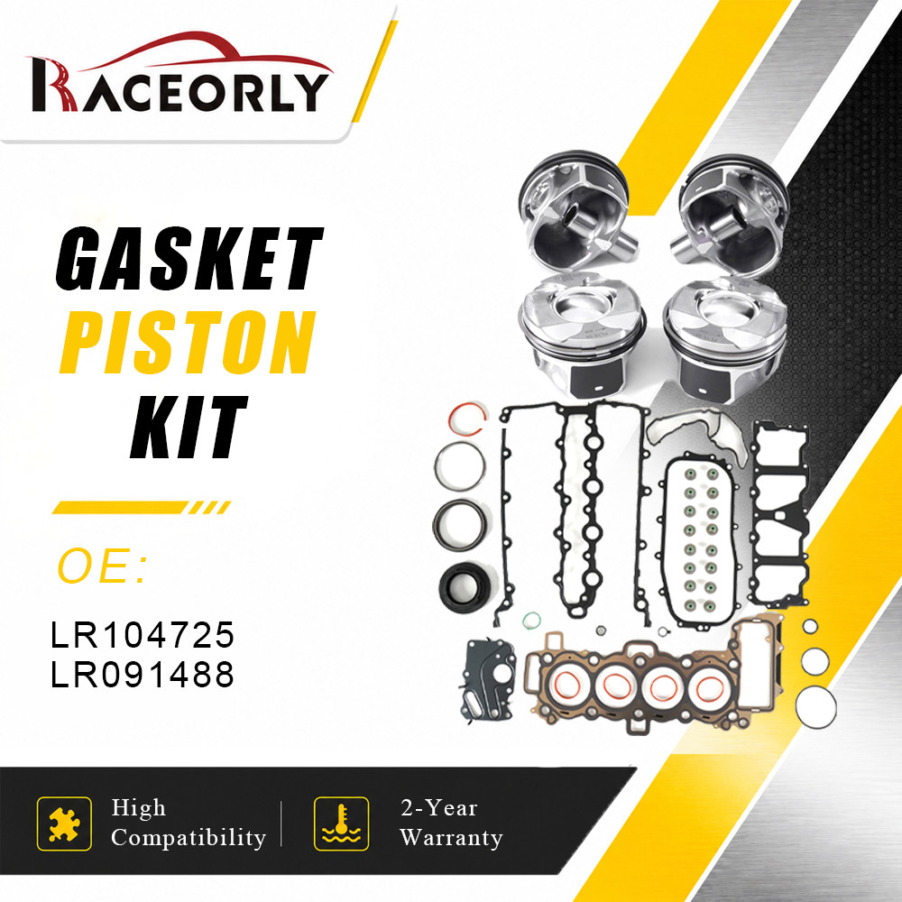 Full Head Gasket Piston Set For Range Rover Evoque Valer PT204 AJ200 2.0L 2018+