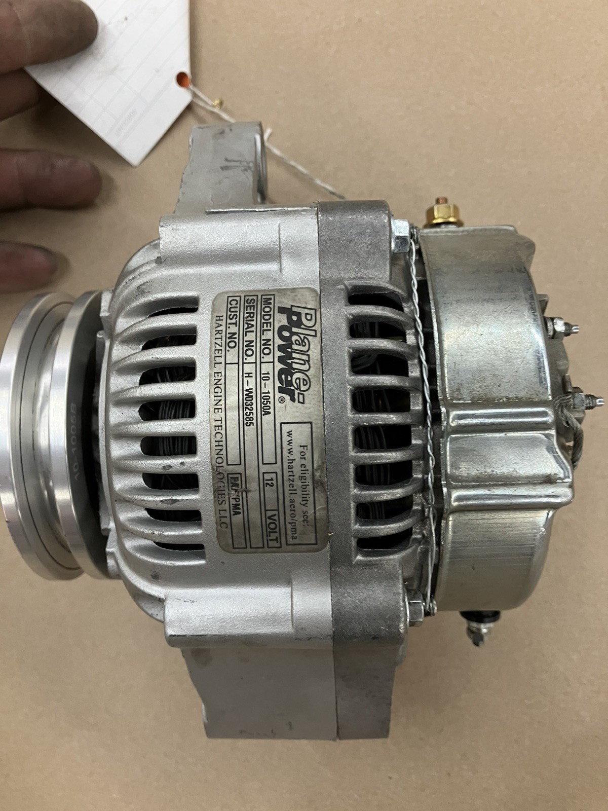 Plane Power 10-1050A Alternator 12V