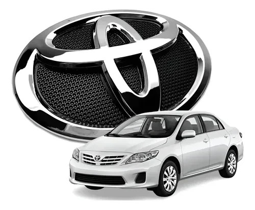 Front Bumper Grille Cover Emblem for 2009-2013 Toyota Corolla 75301-12380