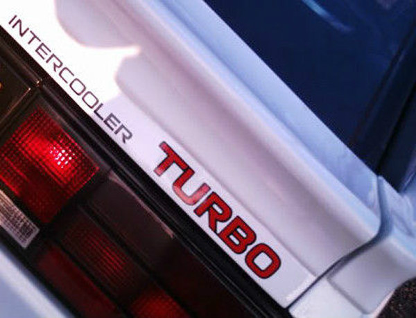 New 1986-1989 Mitsubishi Starion INTERCOOLER TURBO WideBody Rear Hatch Decal EX
