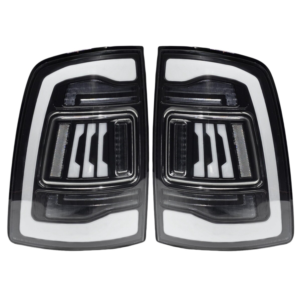 2PCS LED Tail Light for 2009-2018 Dodge Ram 1500 2500 3500 Rear Light Clear Lens