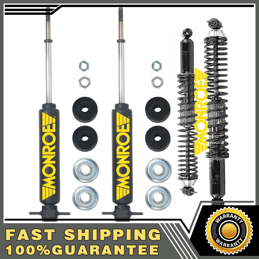 Monroe New Front & Rear Shocks For GMC Sonoma 92-92WD
