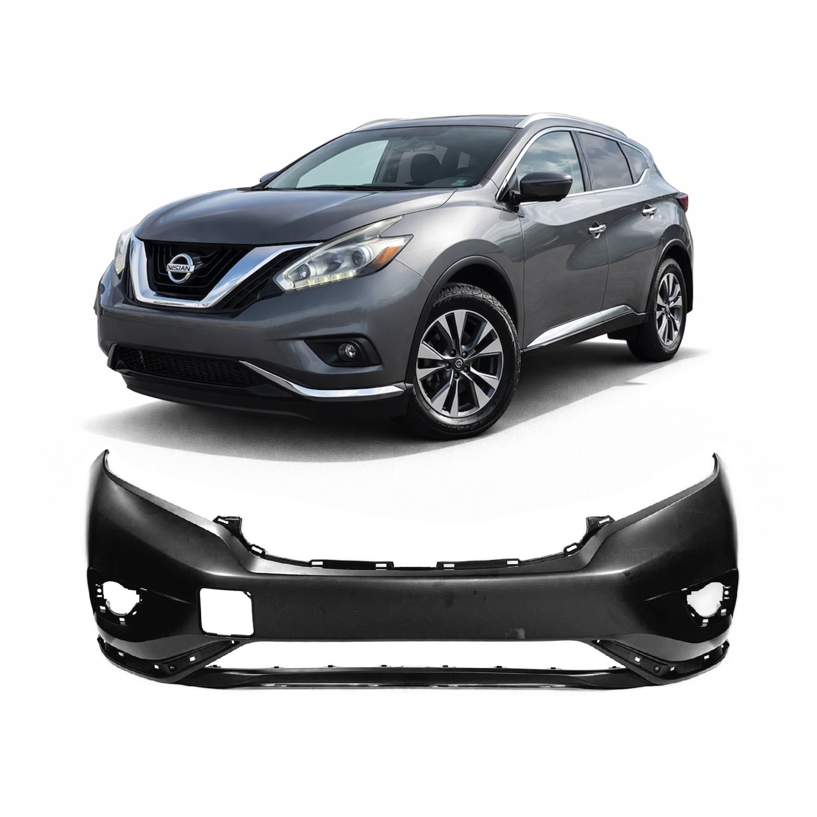 2015-2018 Nissan Murano Front Bumper Cover NI1000305 620225AA0H 62022-5AA0H