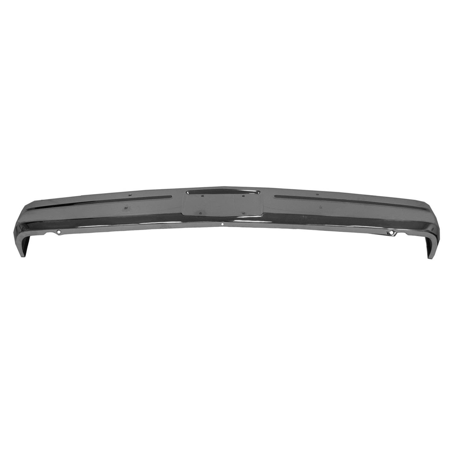 Chromed Steel Front Bumper for 1986-1993 Dodge Pickup/Ramcharger