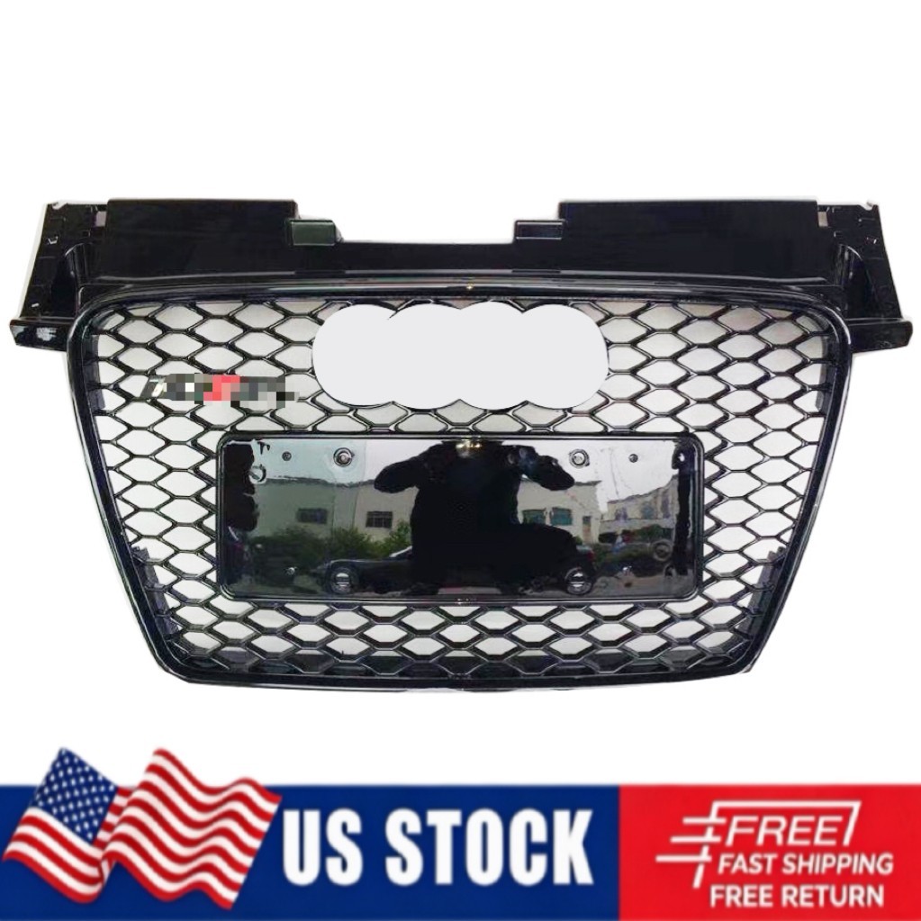 TTRS Style Honeycomb Grille Front Bumper For Audi TT TTS 2008-2014 US Stock