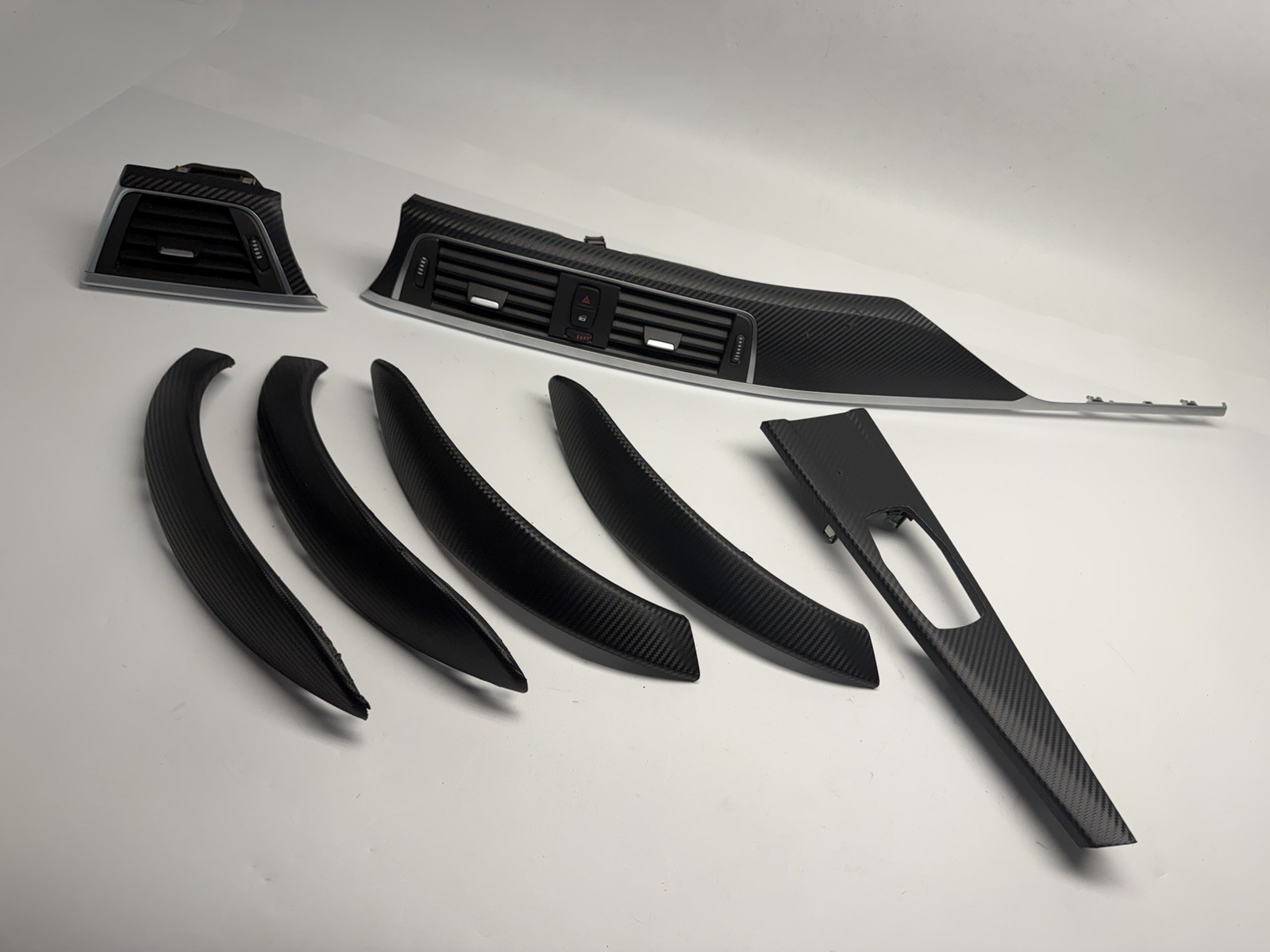 12-18 BMW F30 328i 335i 340i Sedan Interior Trim Set Wrapped In Carbon *NOTE*