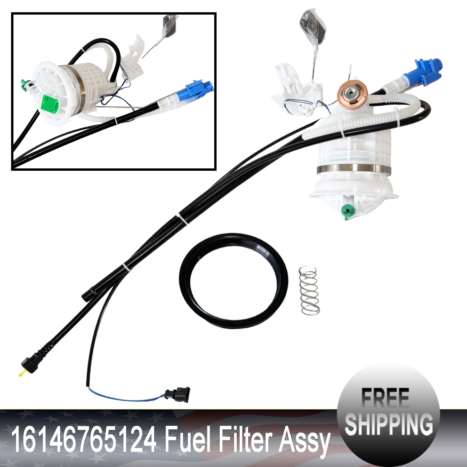 Fuel Filter Assy 16146765124 For Mini Copper Convertible S Hardtop 2002-2008