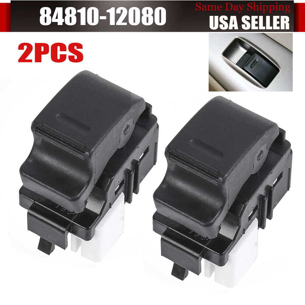 2X Power Window Switch For Toyota 4Runner Avalon Corolla Camry Prius 84810-12080