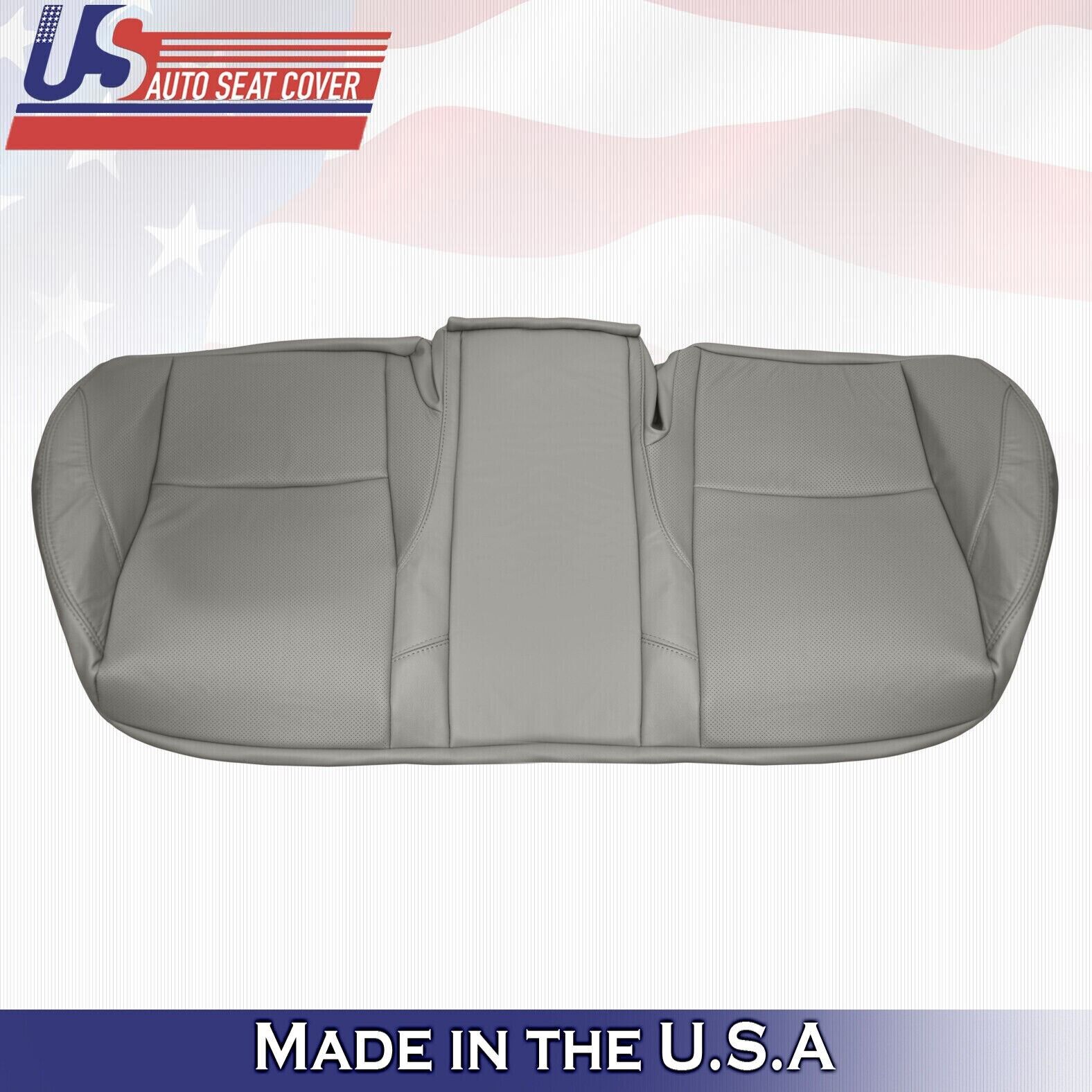 2007 to 2012 For Lexus ES350 2nd Row Bench Bottom Perf Leather Seat Cover Gray