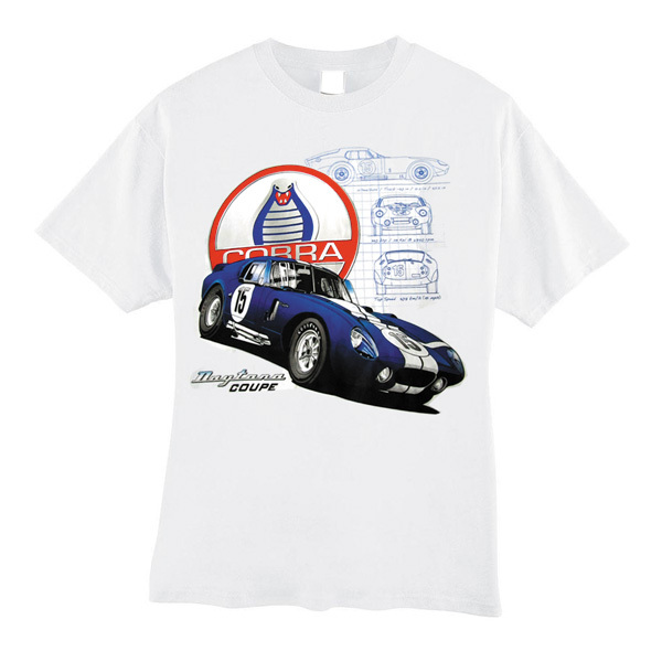 Daytona Coupe White T\'Shirt - X\'Large