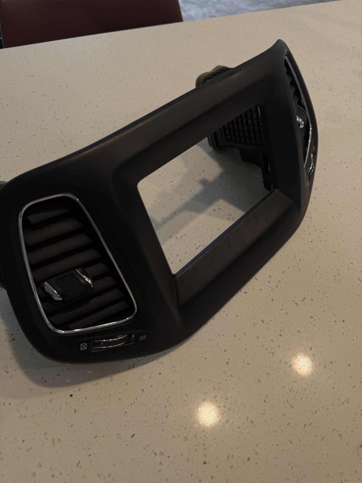 Jeep Compass 2017-2020 Radio Bezel Dash Trim With Air Vents Jeep Compass 2017-2020 Radio Bezel Dash Trim With Air Vents